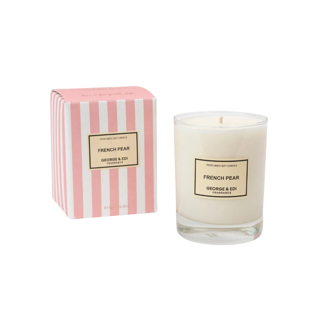 PERFUMED SOY CANDLE - FRENCH PEAR